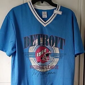Detroit National League Blue Men's Jersey
